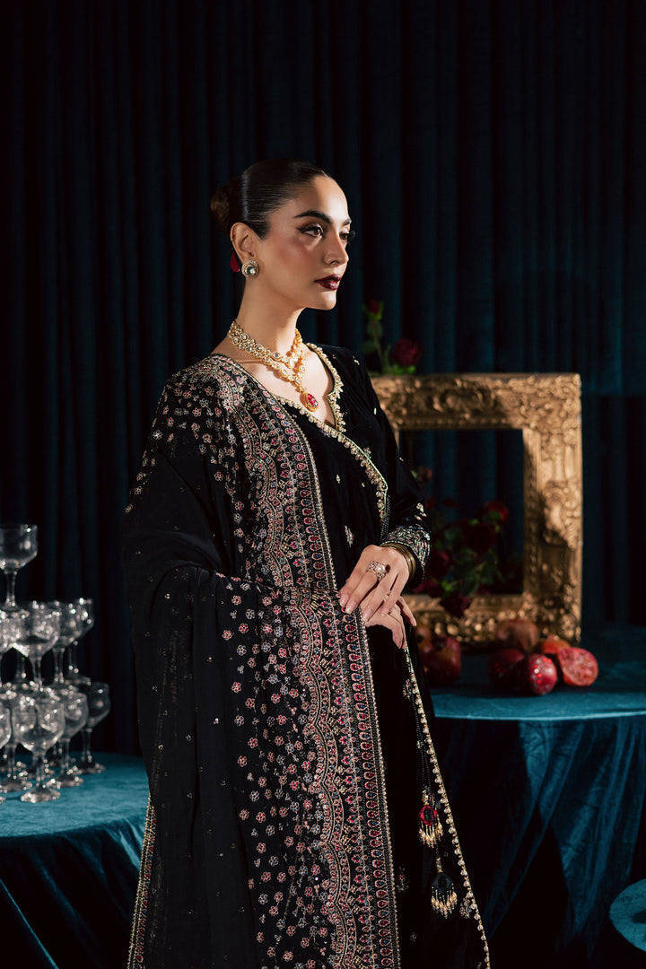 Diamond Black 3Pc - Velvet Formal Dress