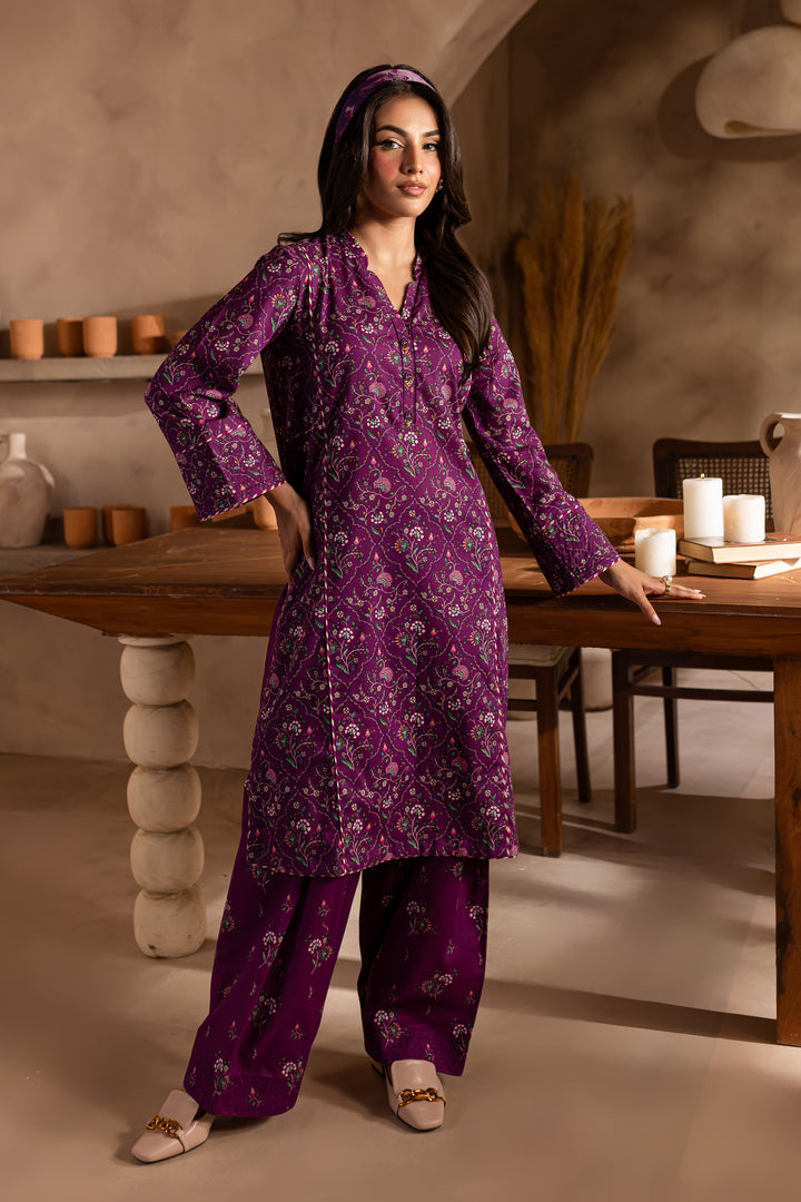 Mufasa 2Pc - Printed Khaddar Dress