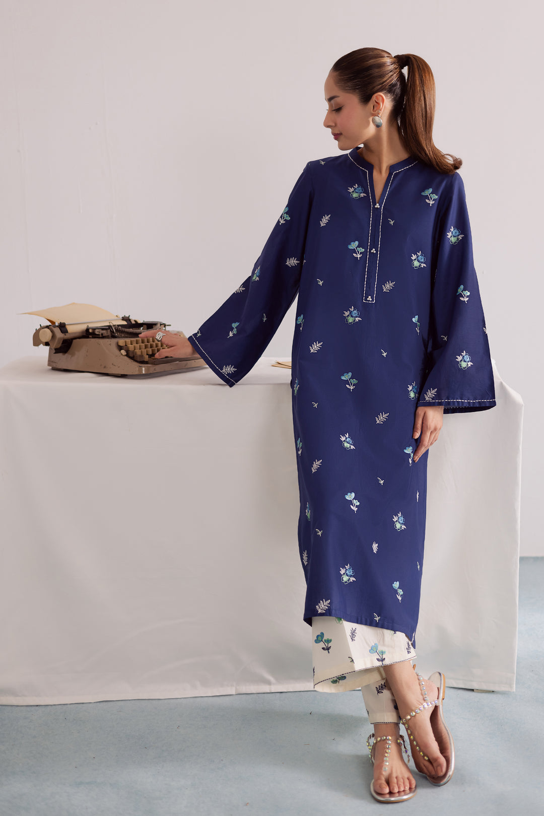 Zaira 2Pc - Embroidered Casual Pret