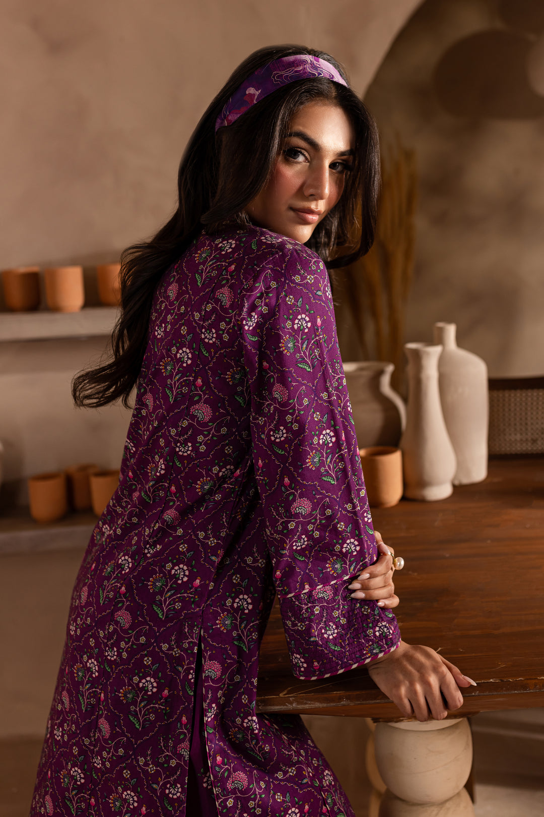 Mufasa 2Pc - Printed Khaddar Dress