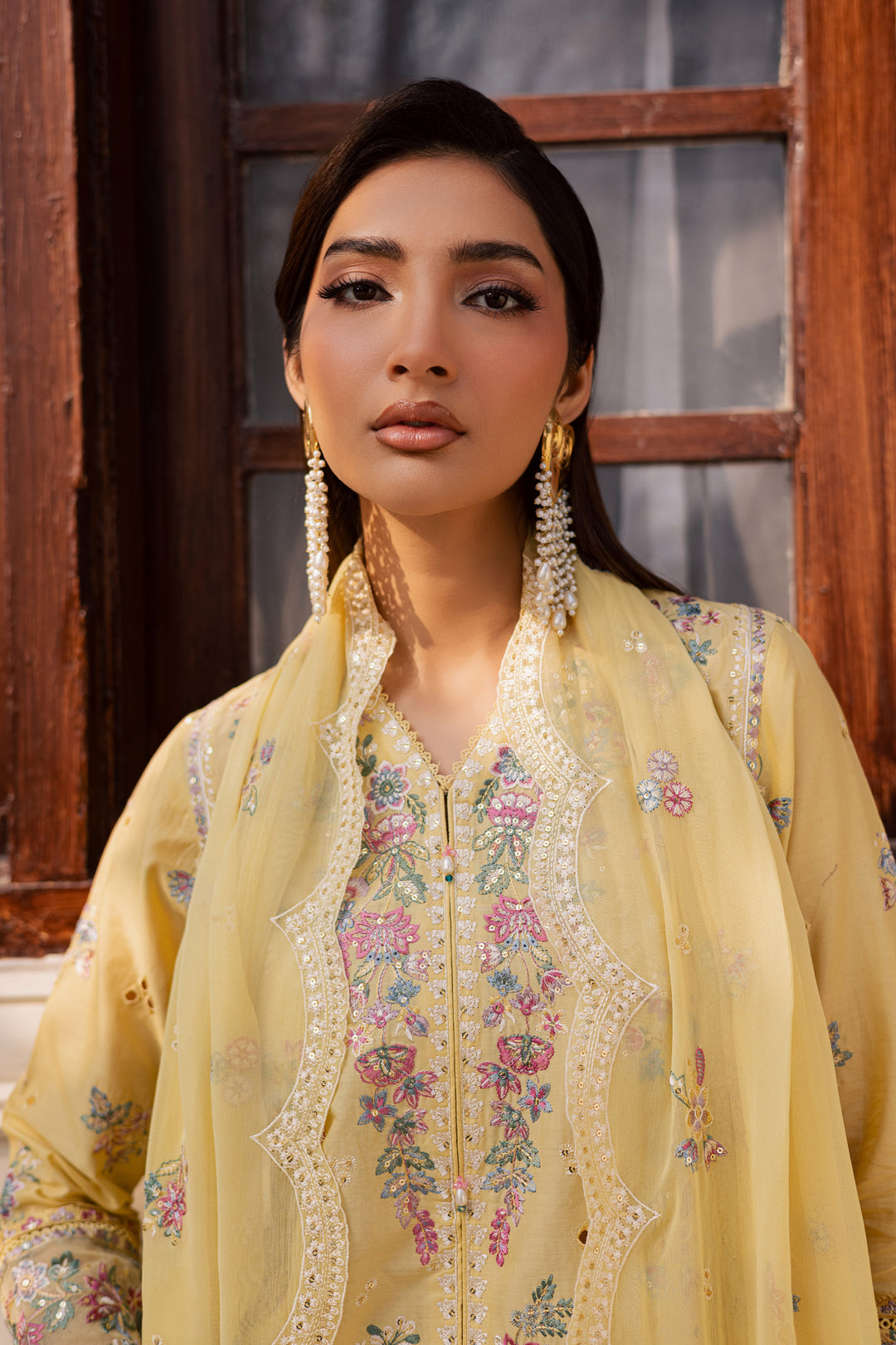 Sundip 3Pc - Festive Embroidered Lawn