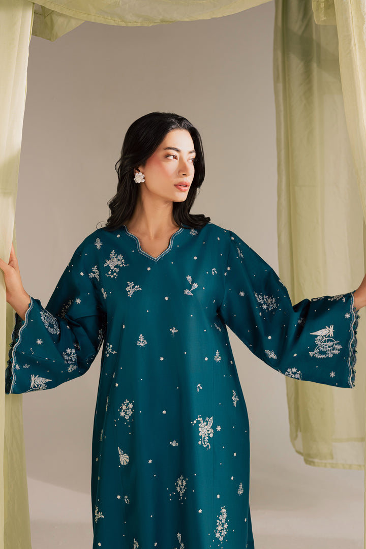 Sugar Sky 2Pc - Embroidered Lawn Dress