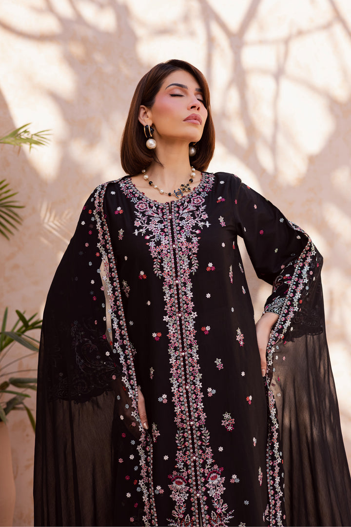 Aelin 3Pc - Festive Embroidered Lawn