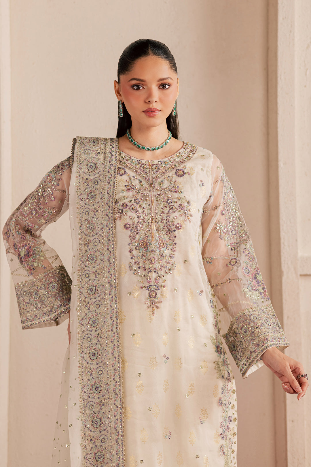 Faiha 3Pc - Festive Luxe Pret