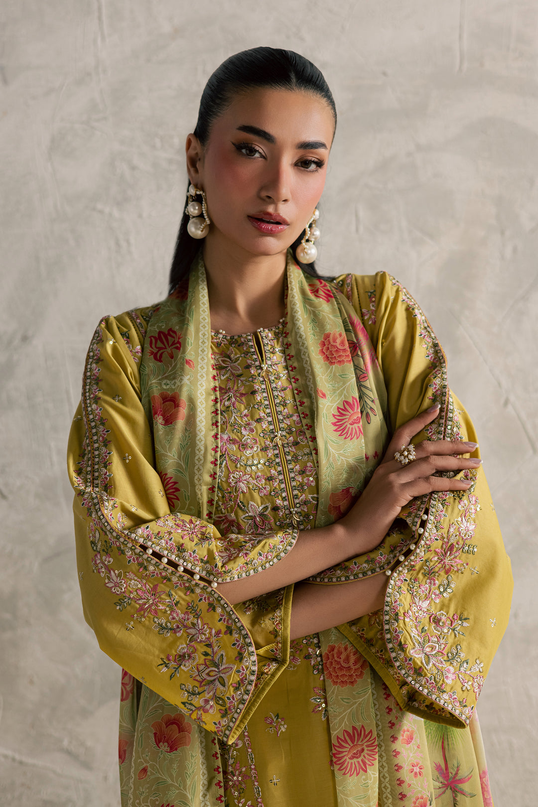 Essence 3Pc - Festive Embroidered Lawn