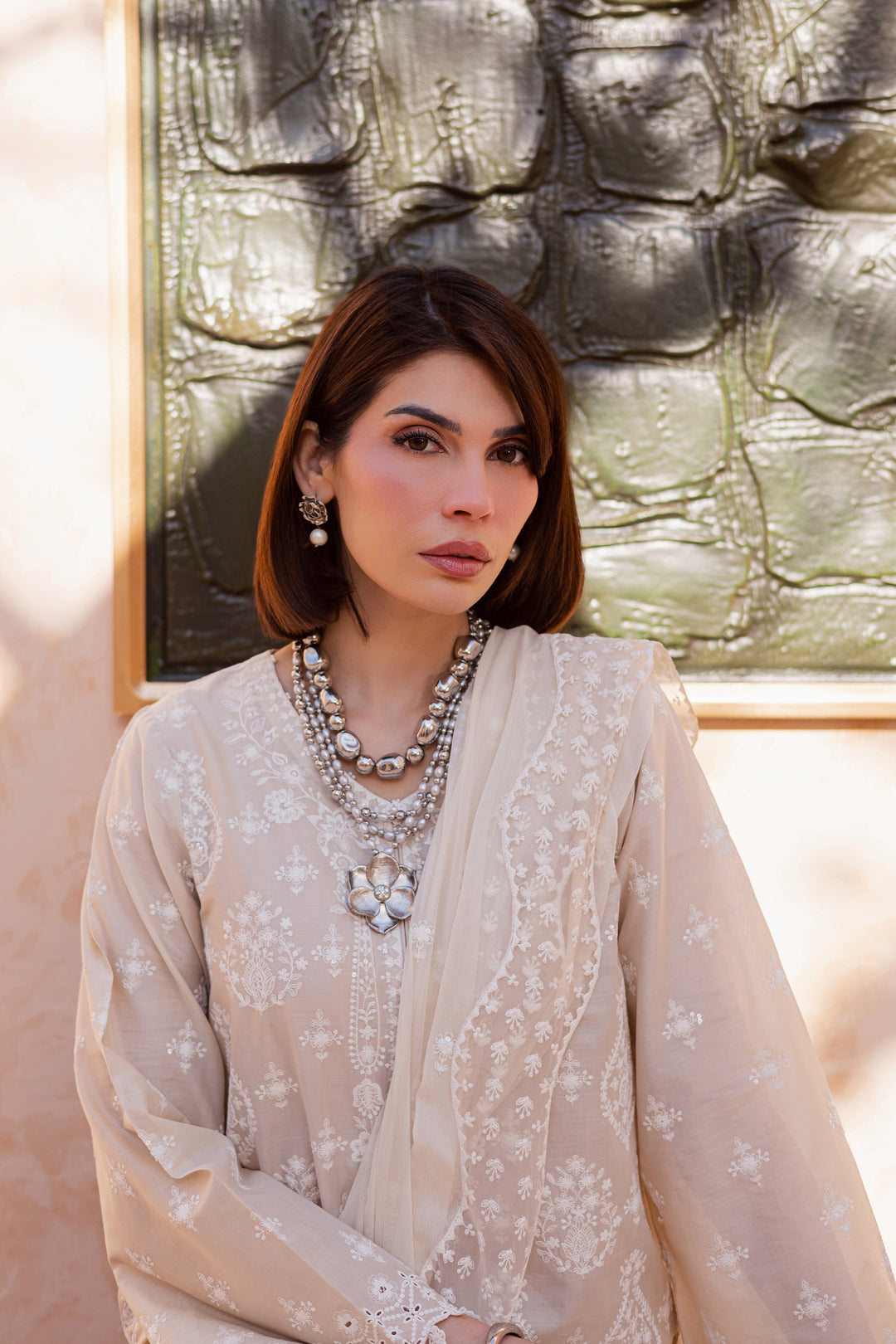 Mexico 3Pc - Festive Embroidered Lawn