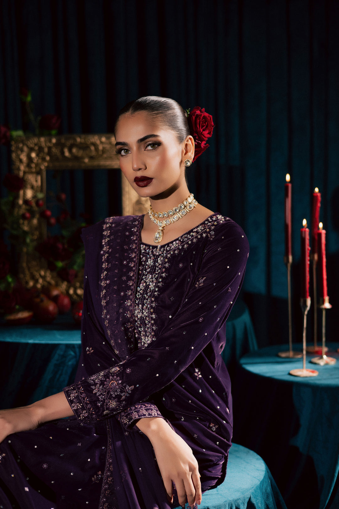 Odin 3Pc - Velvet Formal Dress