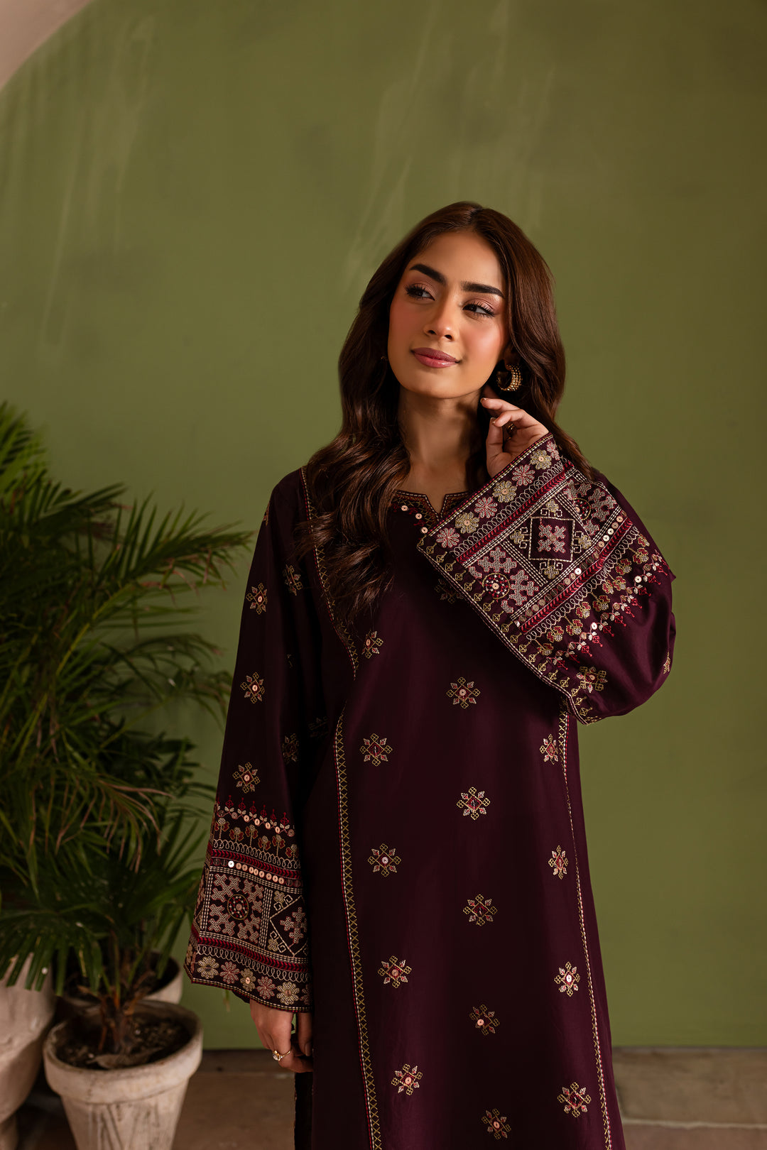 Imperial 2Pc - Embroidered Lawn Dress