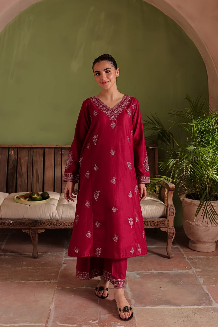 Maniya 2Pc - Embroidered Lawn Dress