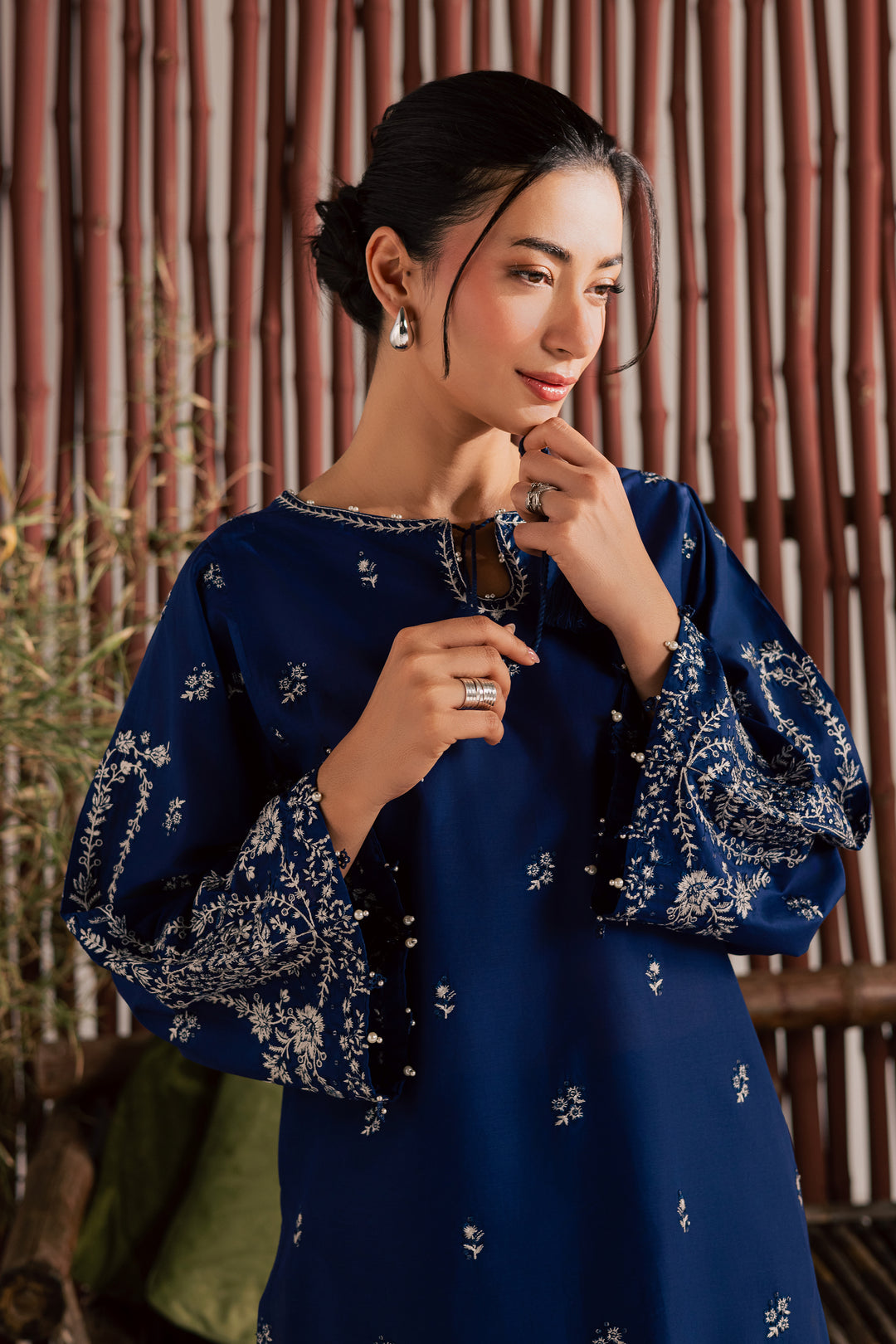 Blue Nairobi 2Pc - Embroidered Lawn Dress
