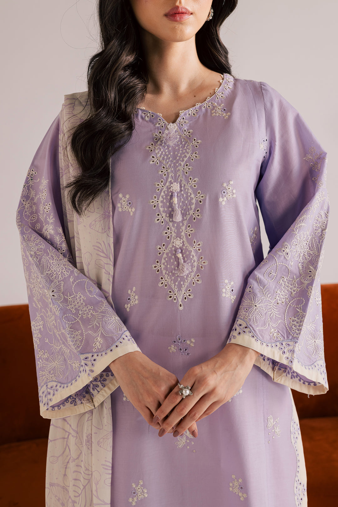 Norway 3Pc - Embroidered Lawn Dress