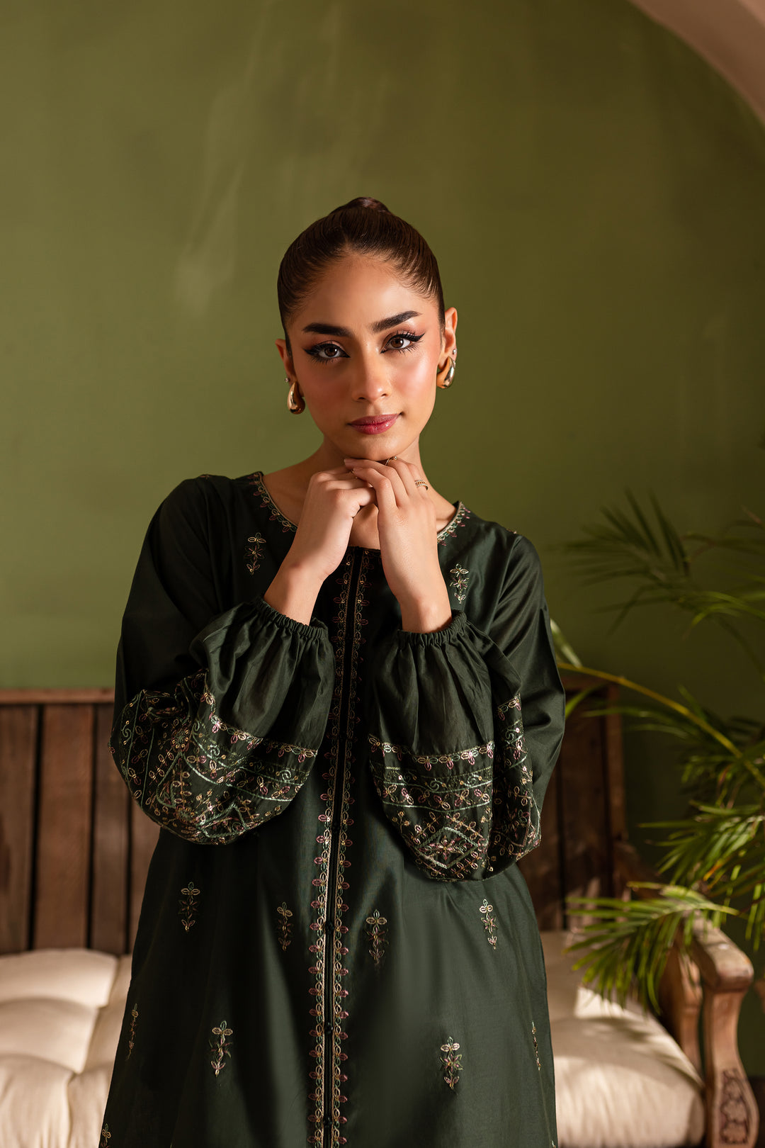 Solene 2Pc - Embroidered Lawn Dress