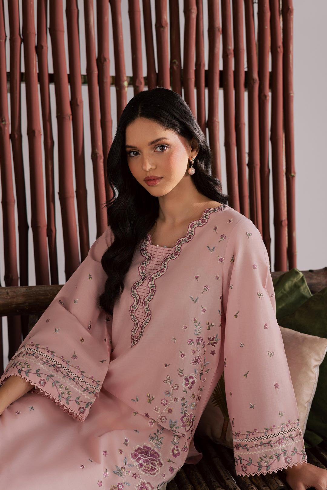 Mallow 2Pc - Embroidered Lawn Dress