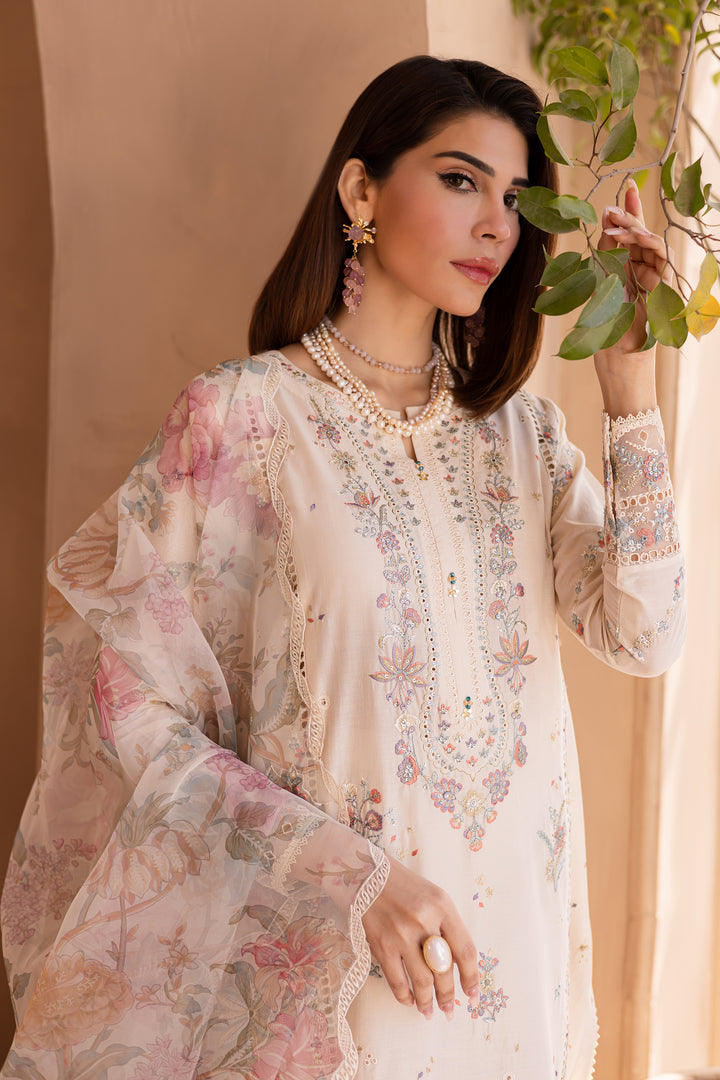 Lune 3Pc - Embroidered Luxe Pret