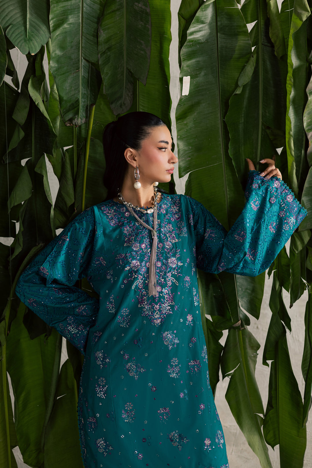 Moonwillow 2Pc - Festive Embroidered Lawn