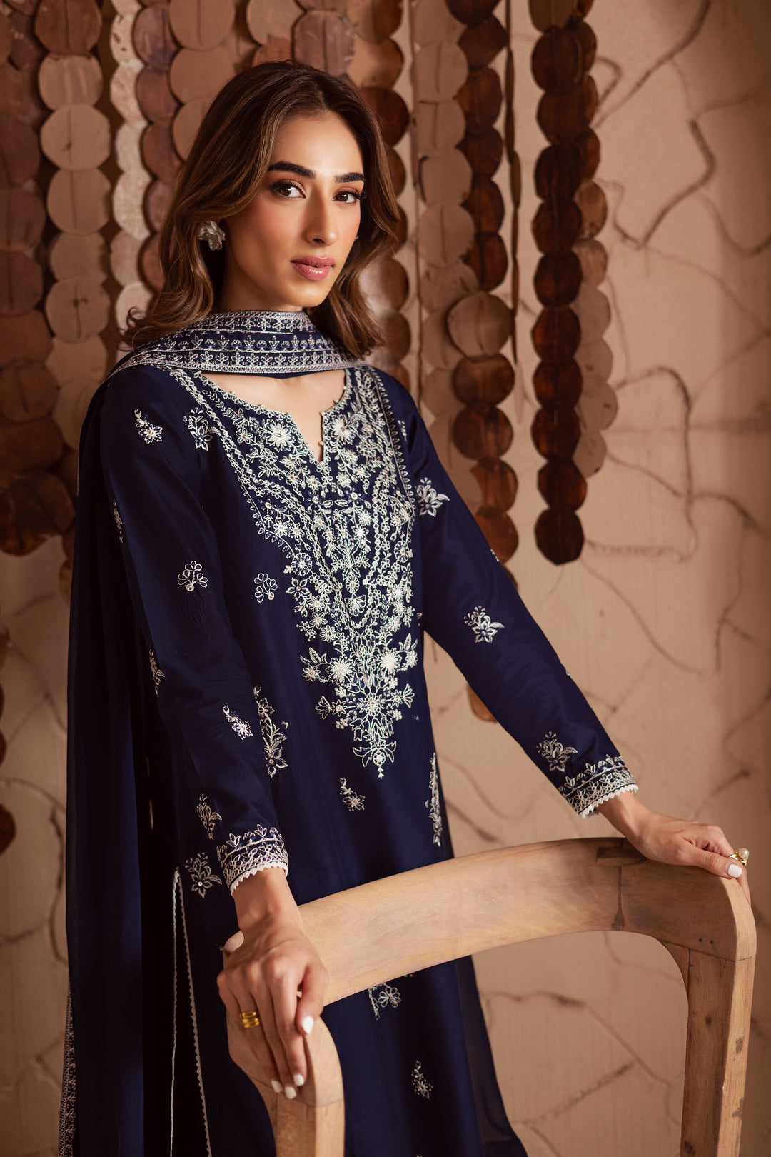 Miraye 3Pc - Embroidered Lawn Dress
