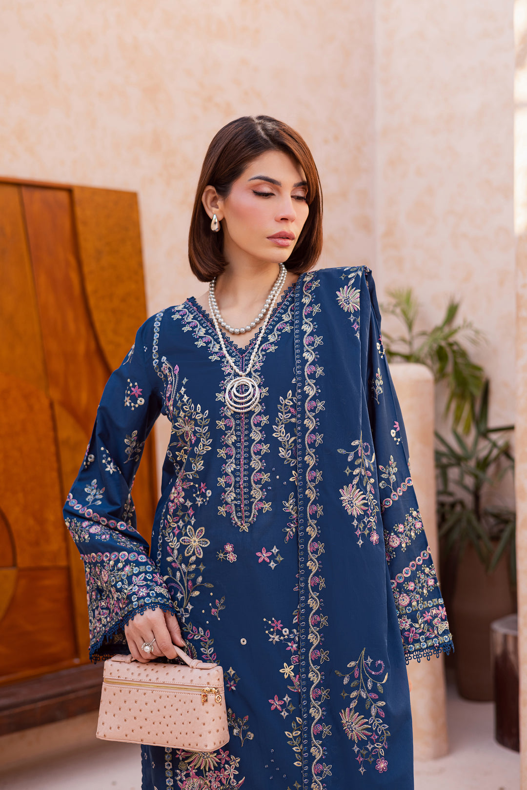 Bluebell 3Pc - Festive Embroidered Lawn