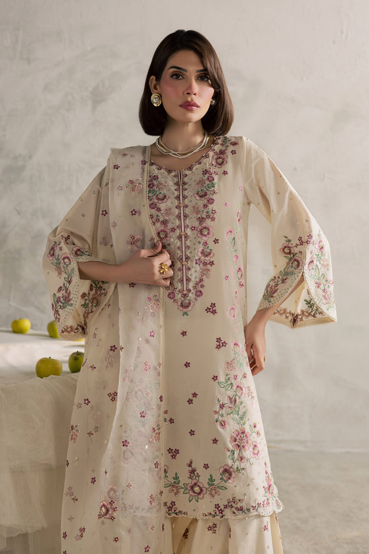 Samin 3Pc - Festive Embroidered Lawn