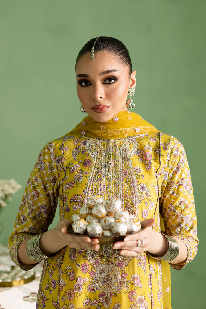 Kezra 3Pc- Printed Lawn Dress