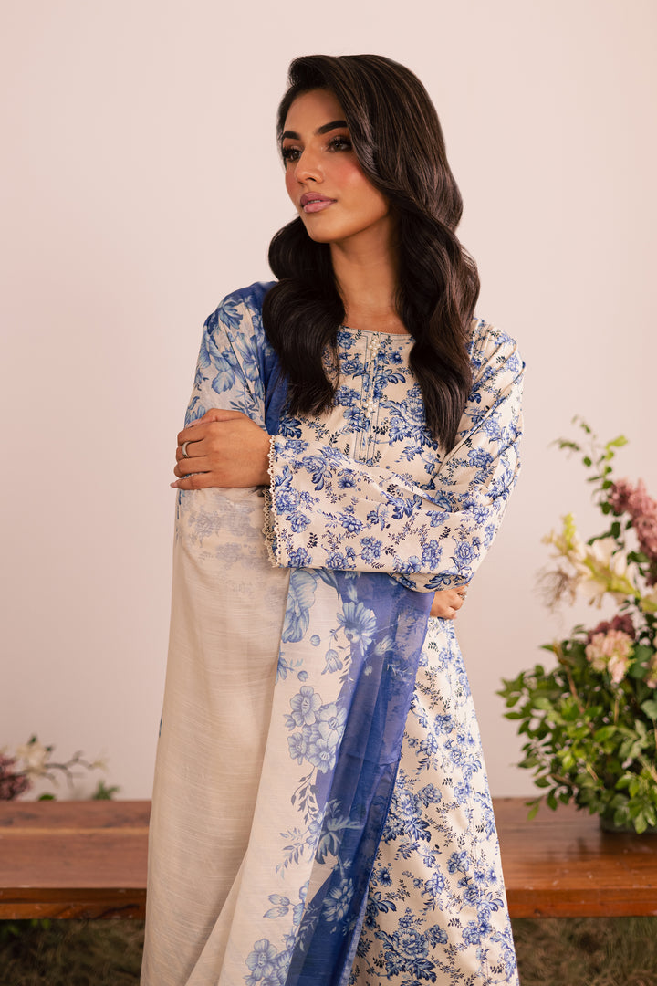 Vivi 3Pc - Printed Lawn Dress