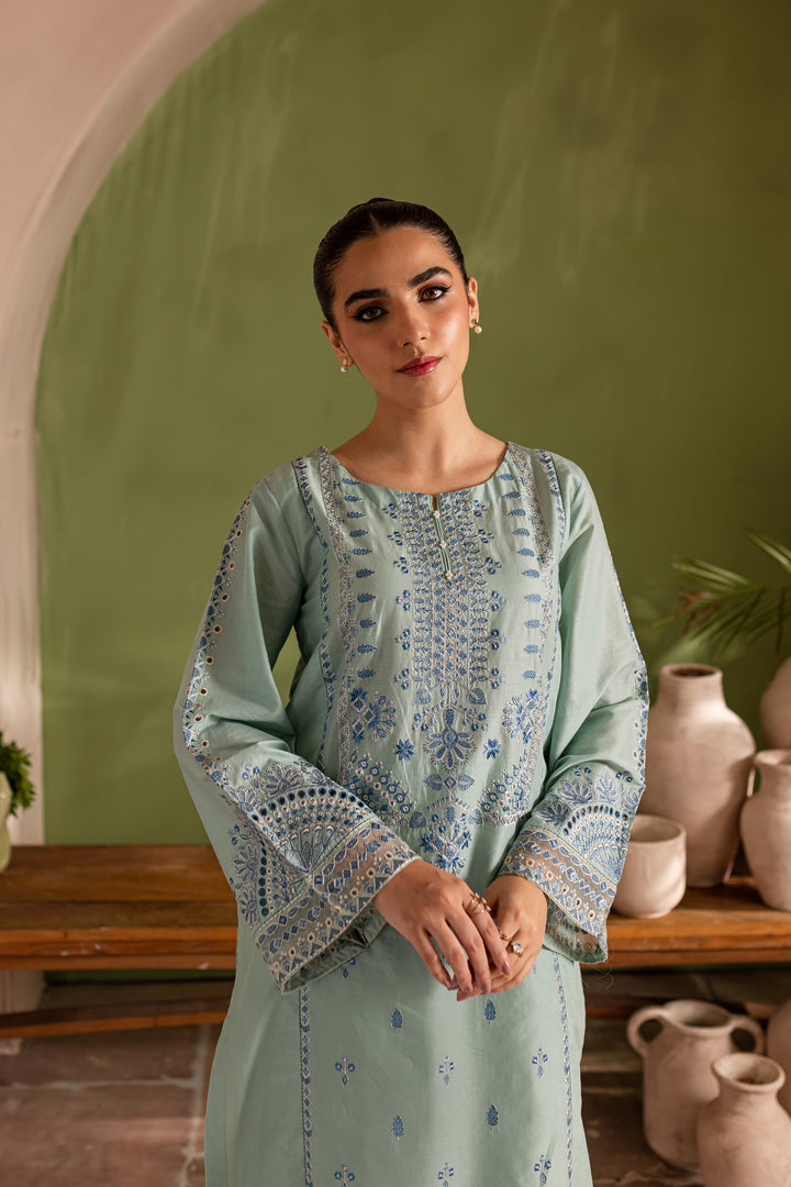 Amavi 2Pc - Embroidered Lawn Dress