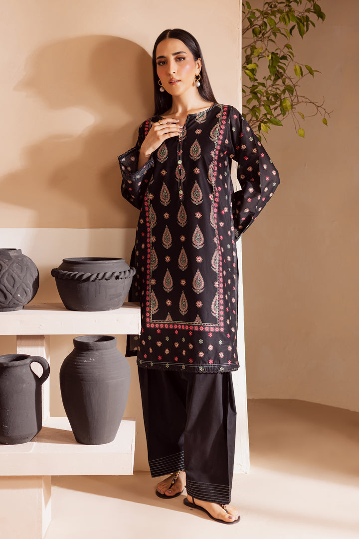 Elia 2Pc - Printed Lawn Dress