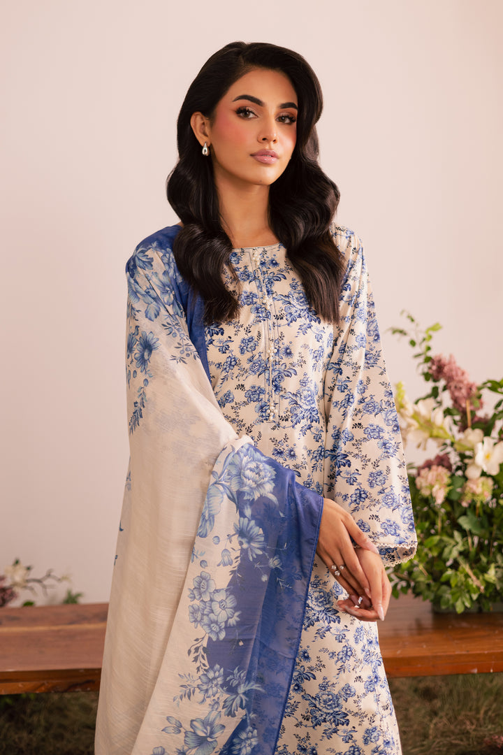 Vivi 3Pc - Printed Lawn Dress
