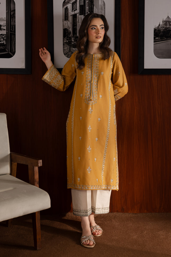 Sandy 2Pc - Embroidered Khaddar Dress