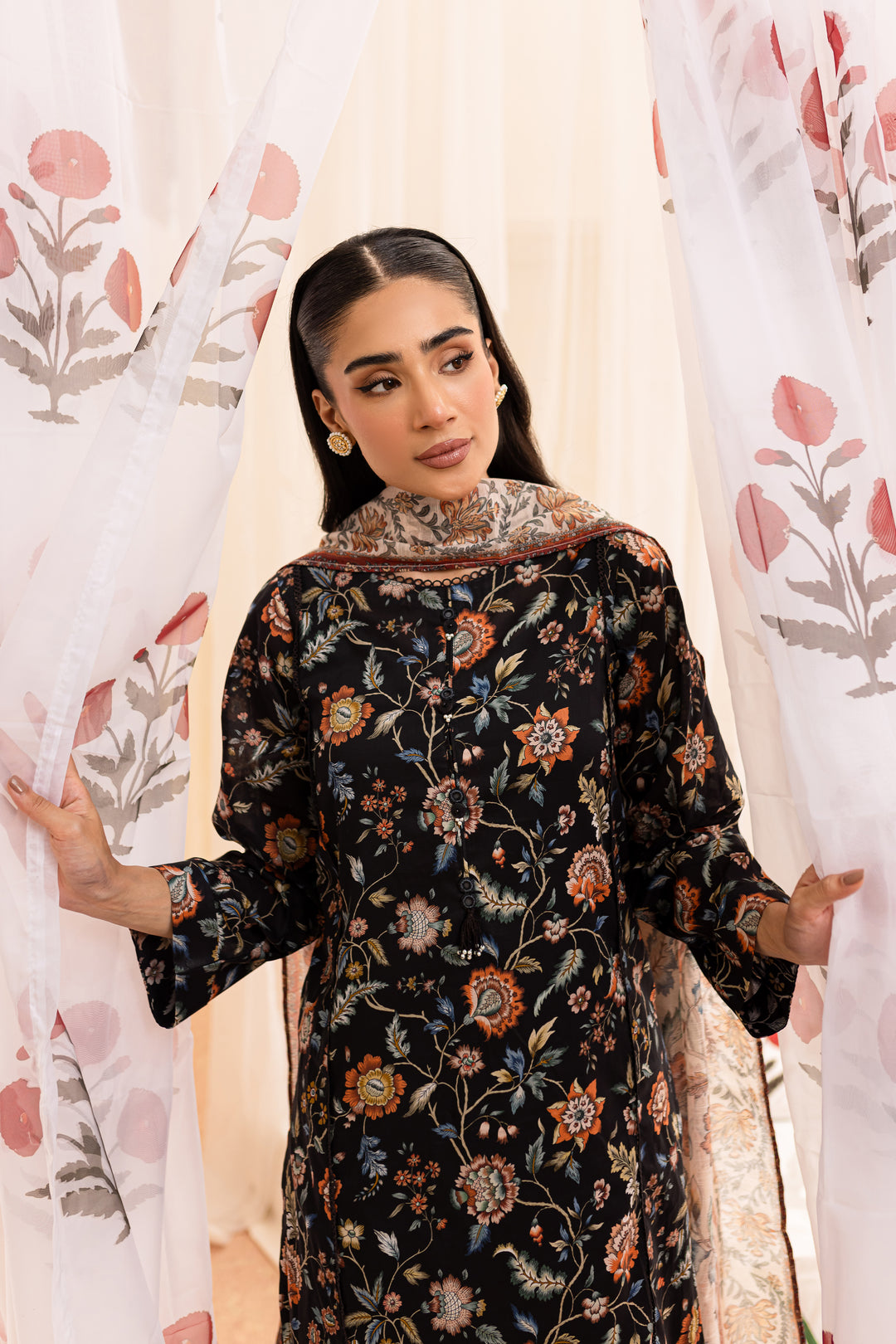 Hawk 3Pc - Printed Lawn Dress