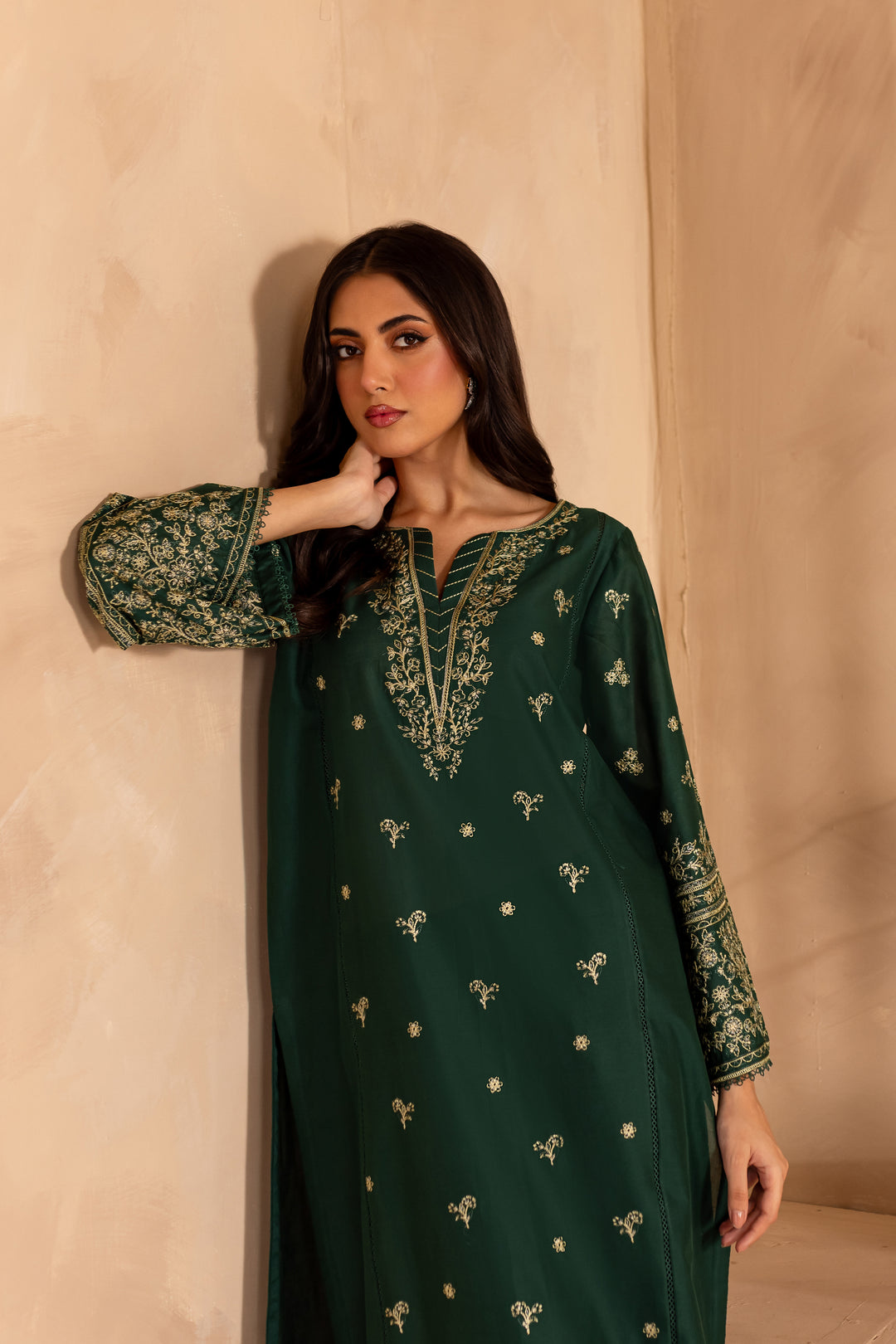 Nyx 2Pc - Embroidered Lawn Dress