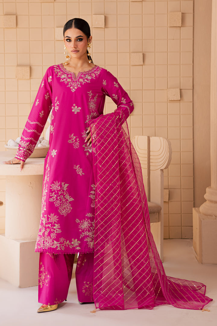 Anya 3Pc - Embroidered Lawn Dress