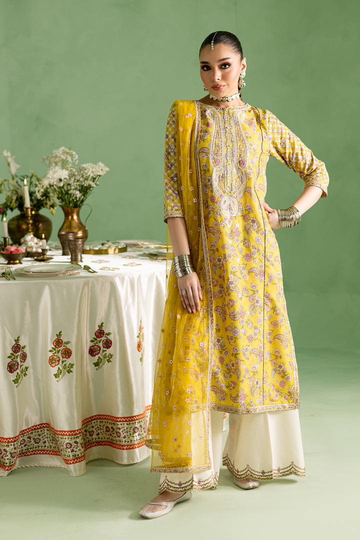 Kezra 3Pc- Printed Lawn Dress