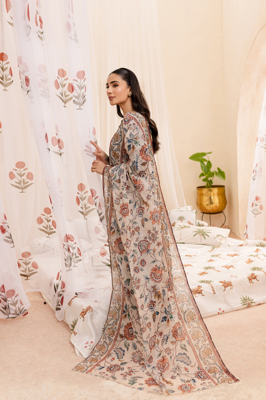 Hawk 3Pc - Printed Lawn Dress