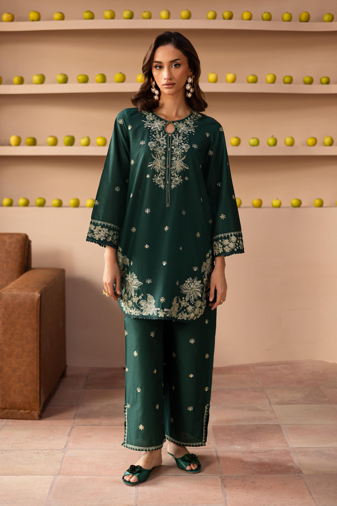 Yasha 2Pc - Embroidered Lawn Dress