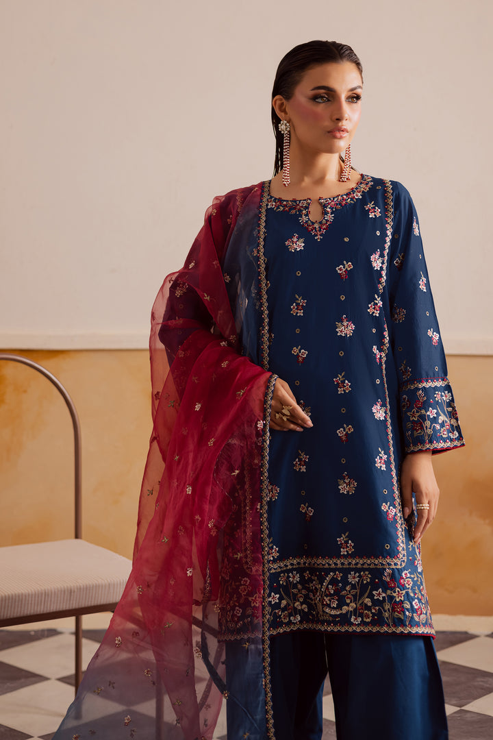 Zierra 3Pc - Embroidered Lawn Pret