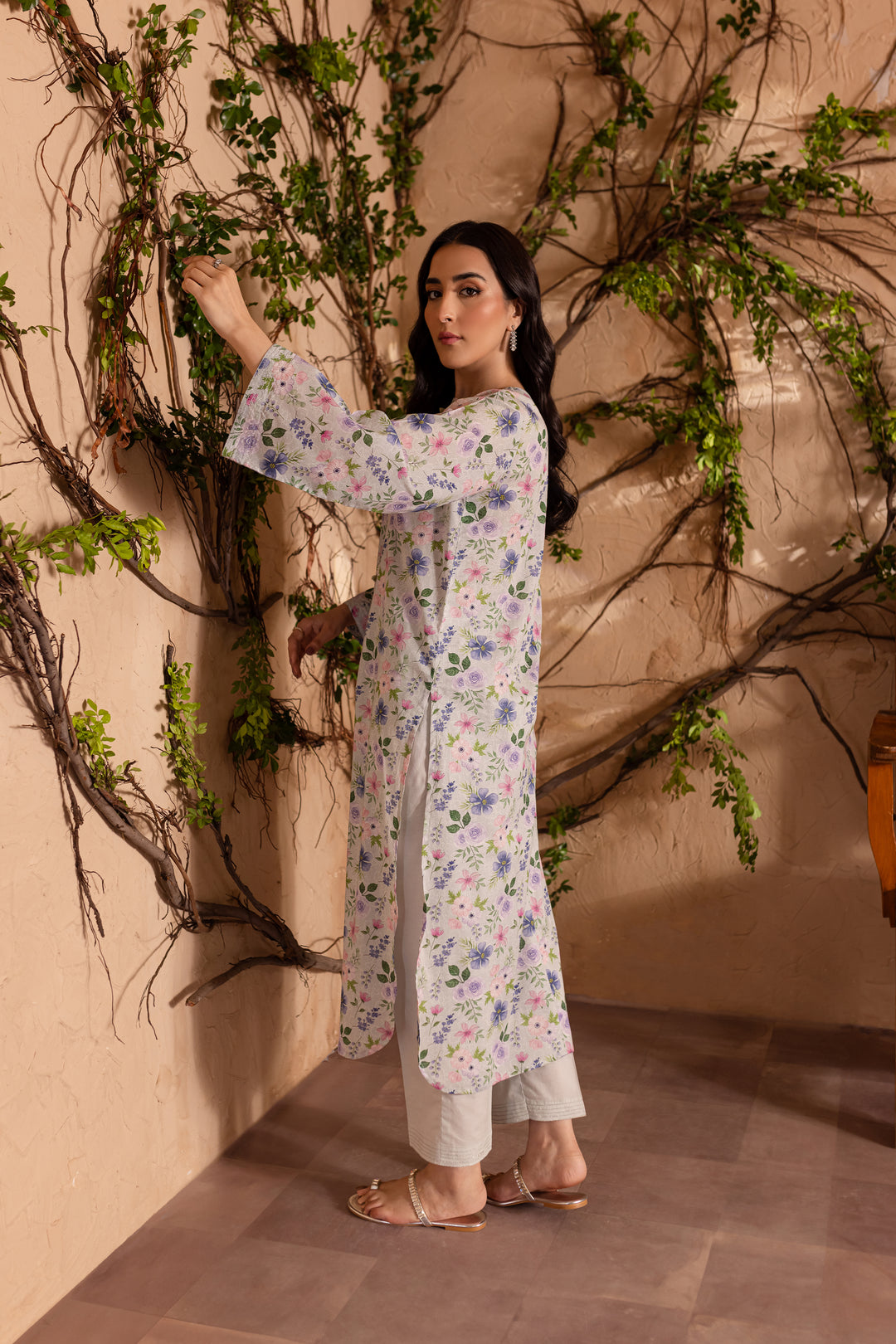 Aalyna 2Pc - Printed Lawn Dress