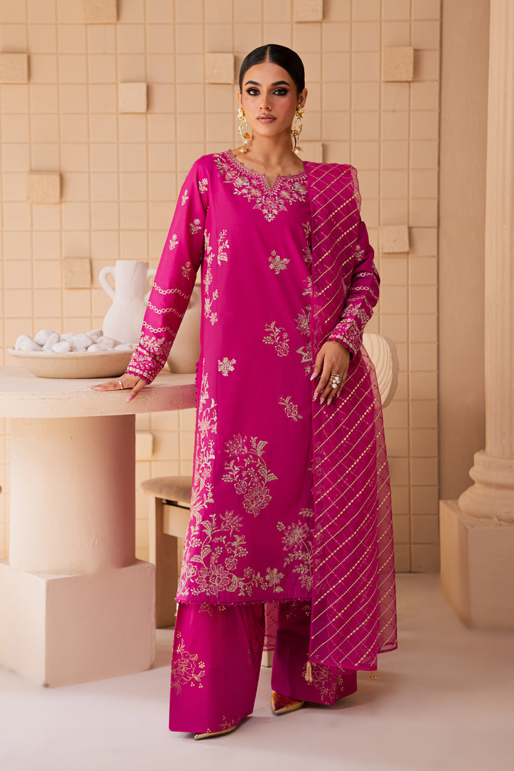 Anya 3Pc - Embroidered Lawn Dress