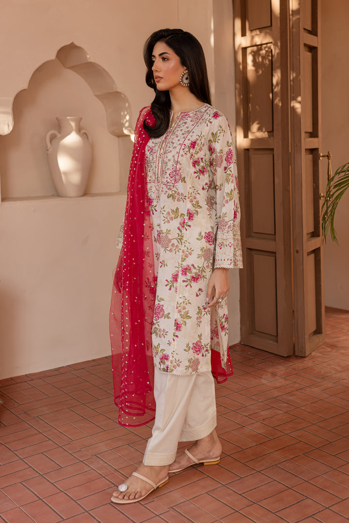 Fasanay 3Pc - Printed Lawn Dress