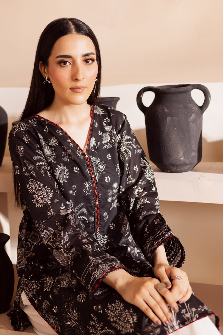 Dark Secrets 2Pc - Printed Lawn Dress