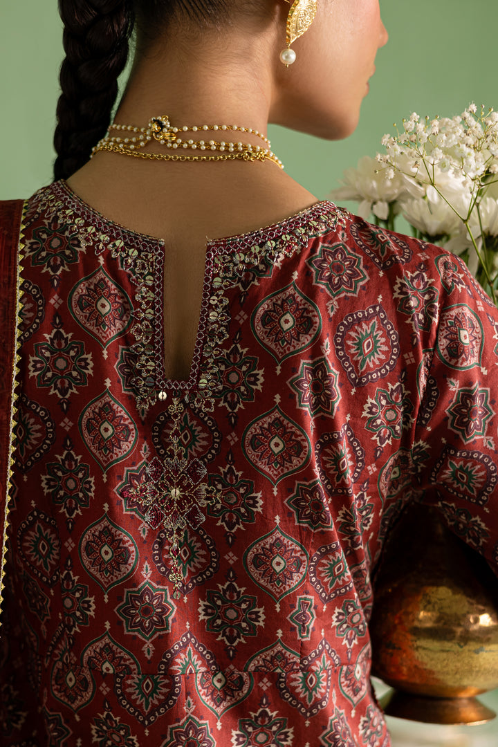 Ariel 3Pc - Printed Lawn Dress