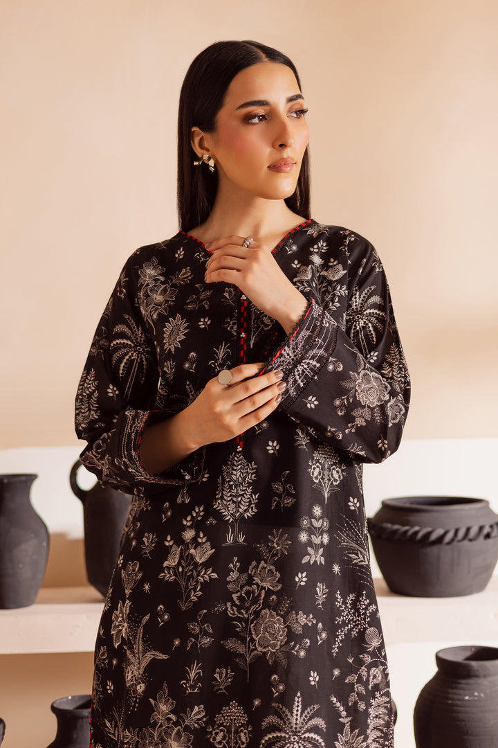 Dark Secrets 2Pc - Printed Lawn Dress