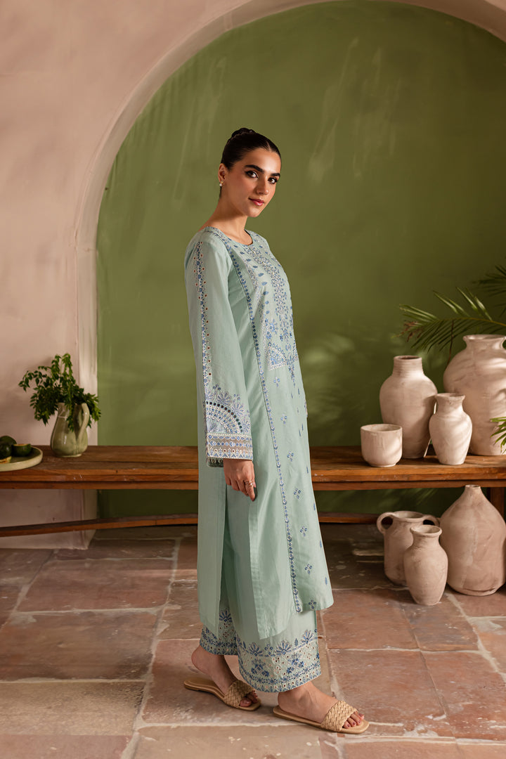 Amavi 2Pc - Embroidered Lawn Dress