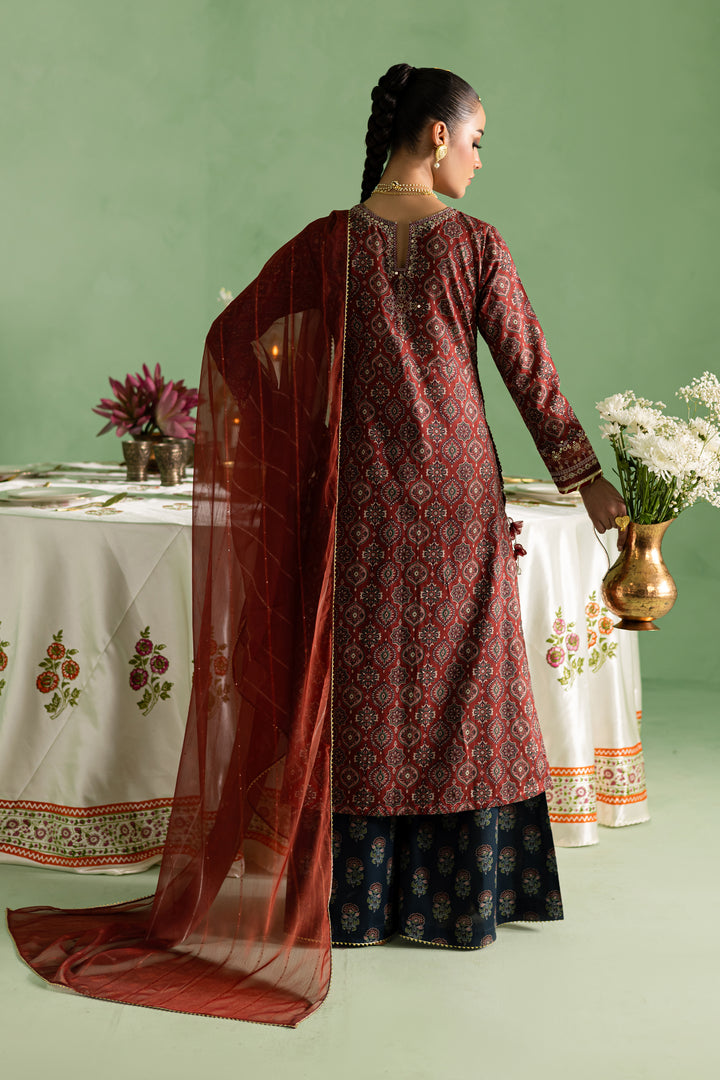 Ariel 3Pc - Printed Lawn Dress