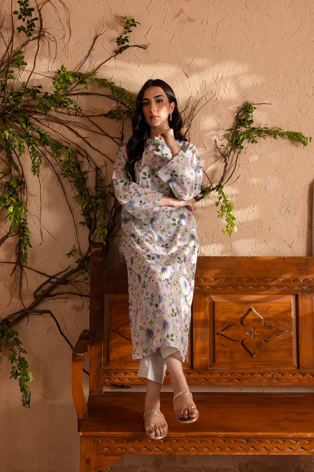 Aalyna 2Pc - Printed Lawn Dress