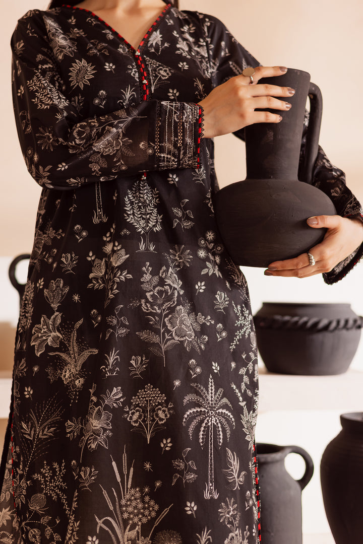 Dark Secrets 2Pc - Printed Lawn Dress