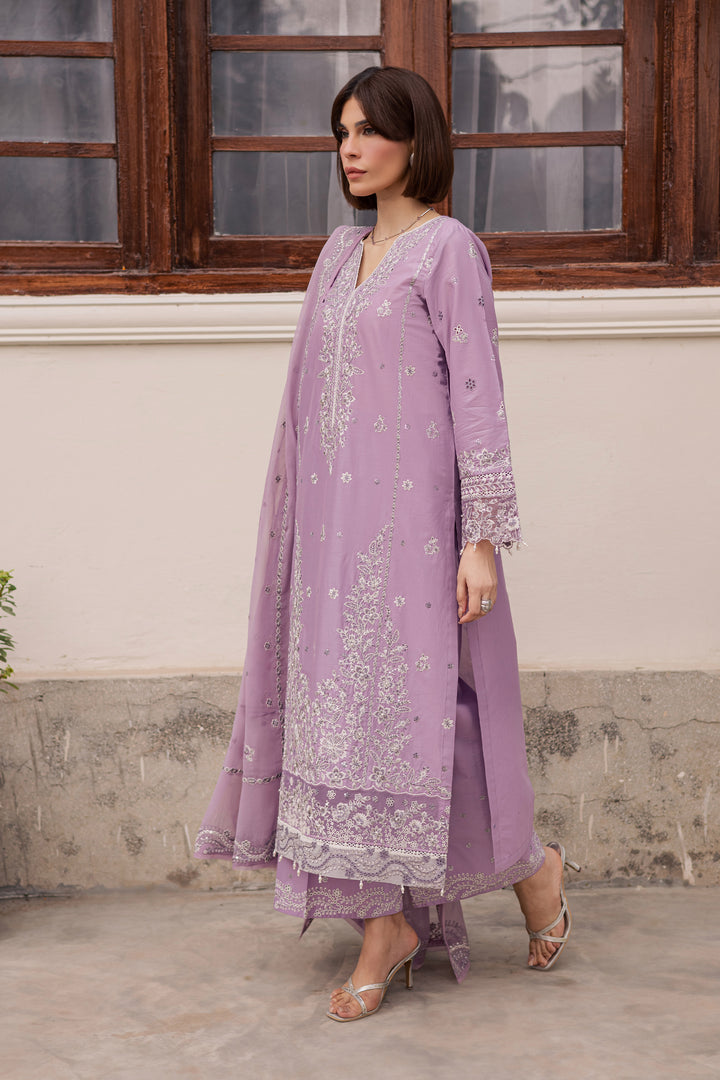 Banafsh 3Pc - Festive Embroidered Lawn