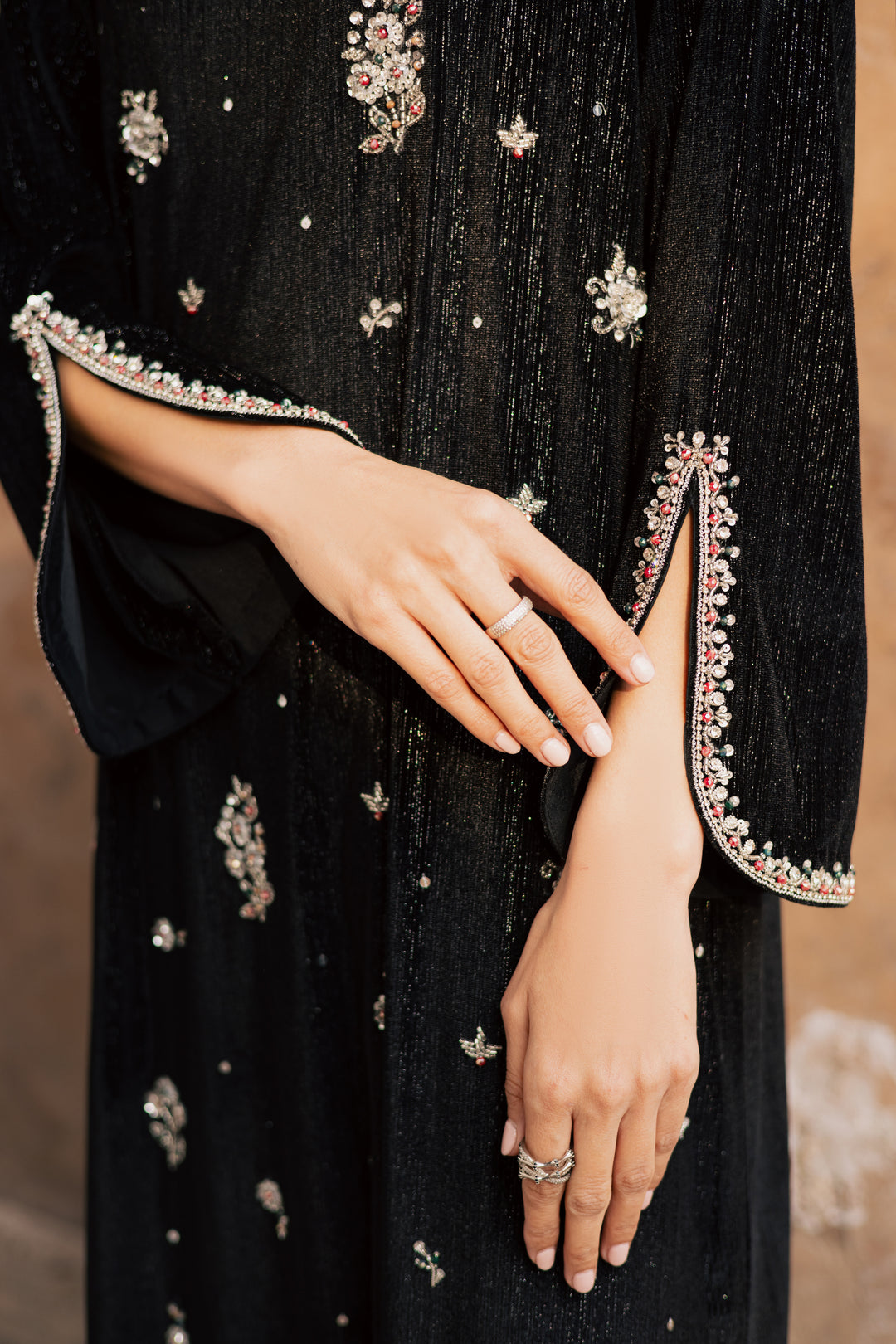 Ava 2Pc - Velvet Formal Dress