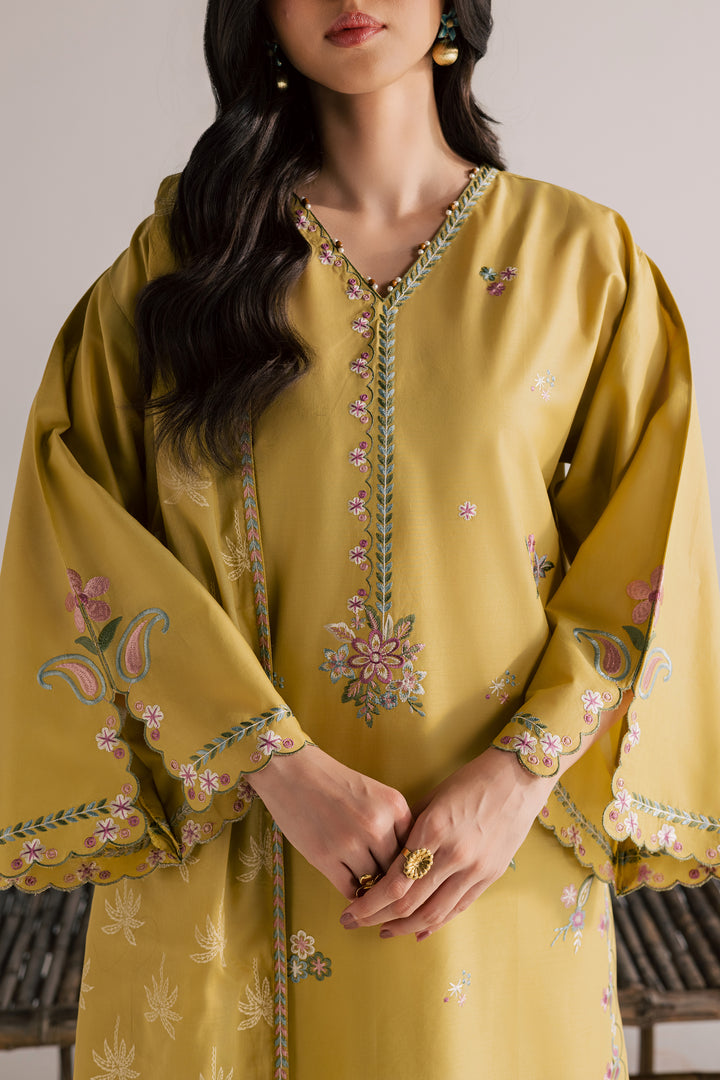 Zaitoon 3Pc - Embroidered Lawn Dress