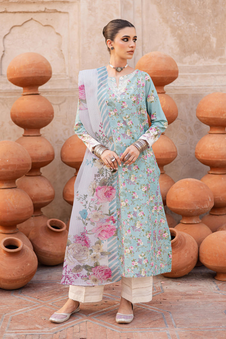 Maysa 3Pc- Printed Lawn Dress