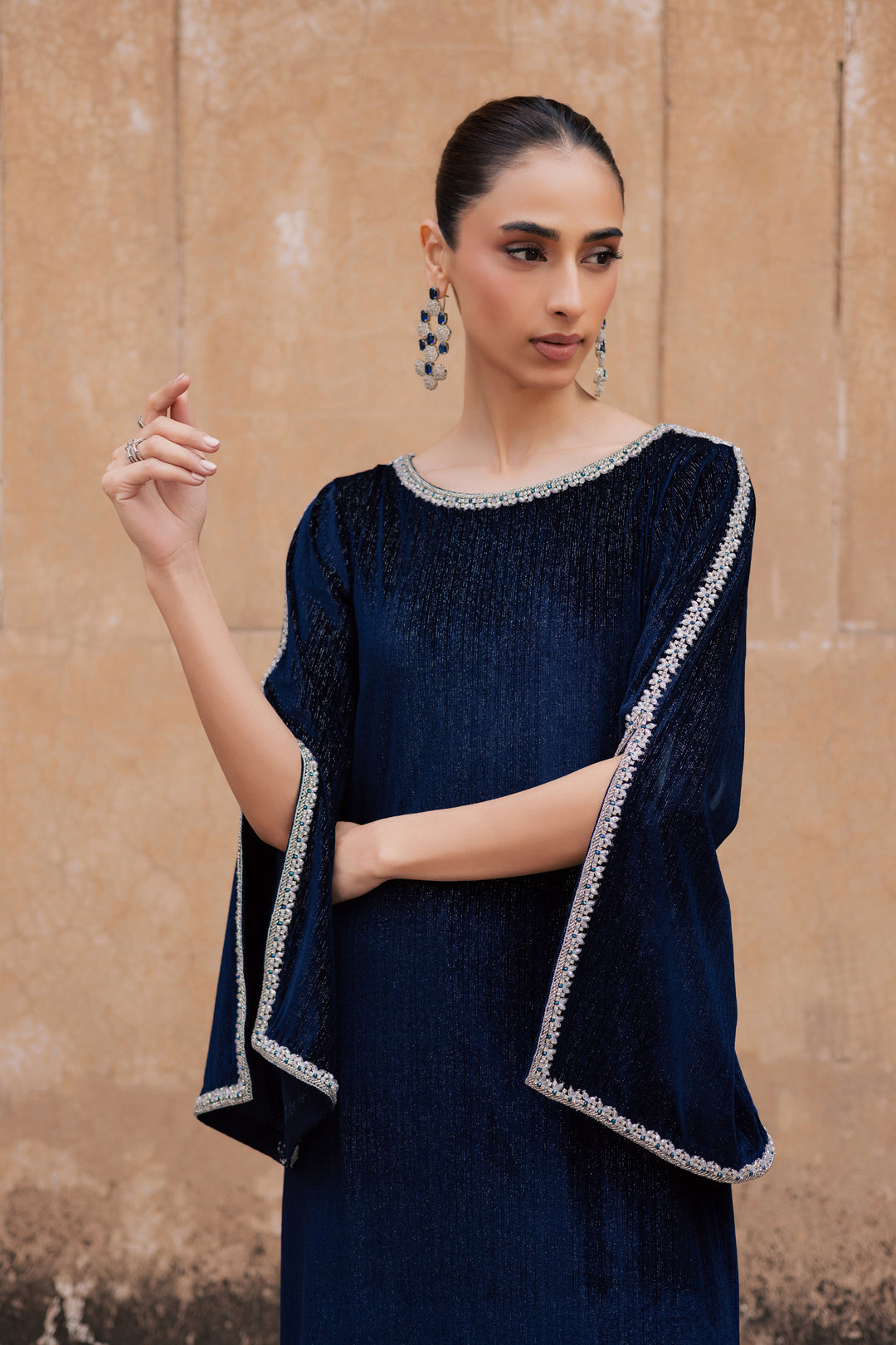 Ellia 2Pc - Velvet Formal Dress